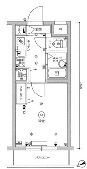 【間取り】 | スカイコート蒲田弐番館