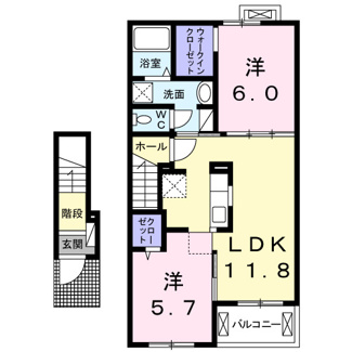 【間取り】 | ル・レーヴ大里