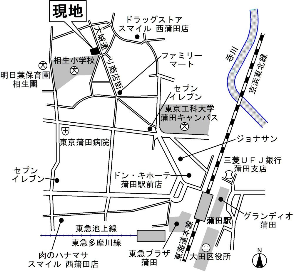 セント・モリスの地図