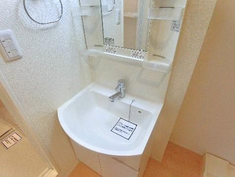 フラッツＭの洗面所