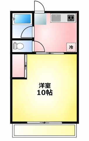 第３道野辺コーポの間取り