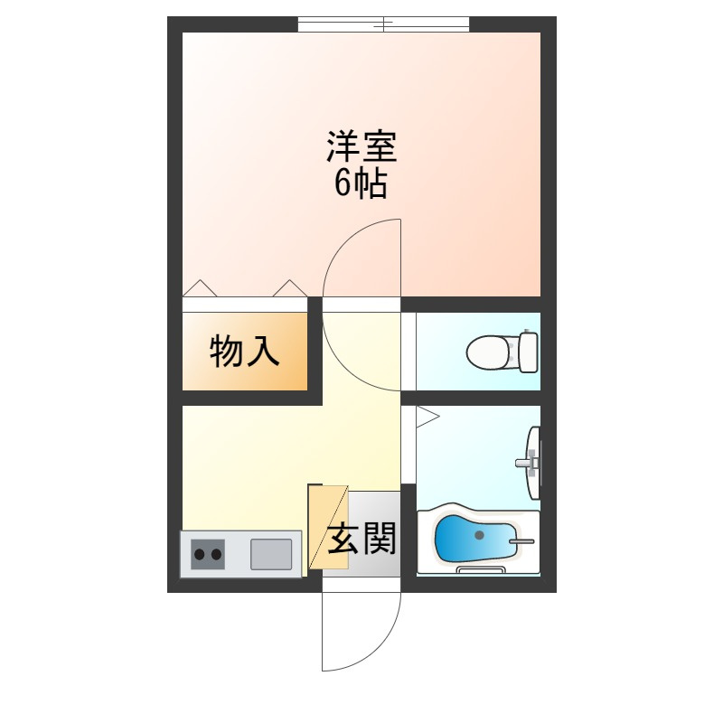フラッツ17の間取り