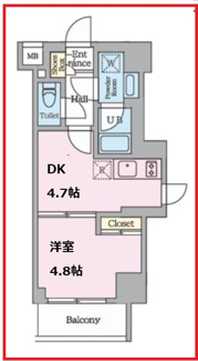 【間取り】 | ハイズ　ミノワⅡ