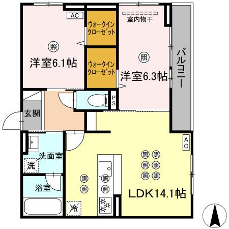 ノーブルミキ　の間取り
