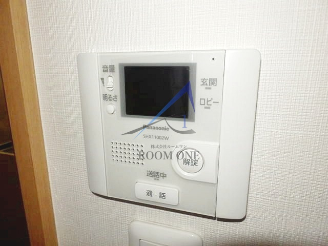 クレール　オシアゲのセキュリティ|モニター付きインターホンです。