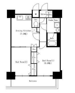 【間取り】 | Ｄｏｒｍｏｕｓｅ　Ｃａｓｔｌｅ | 間取りです。
