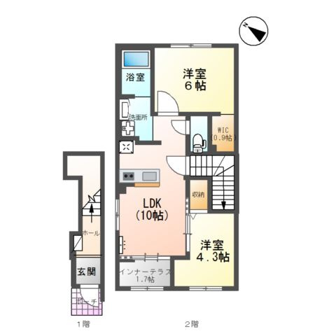 ピースタウン原町の間取り