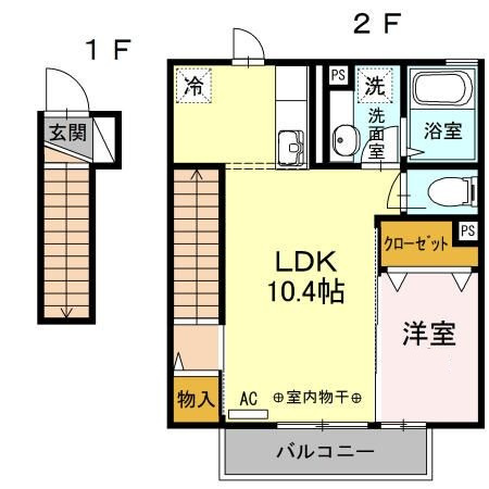 サロン　デュ　ノールの間取り|間取りです。