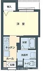 スタジオーネ駅南の間取り