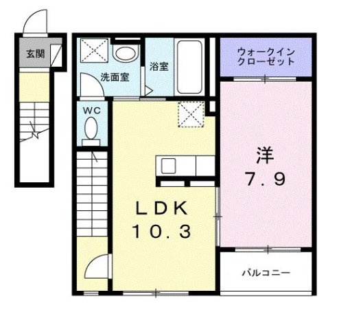 ヴィラ　デ　オーブⅤの間取り
