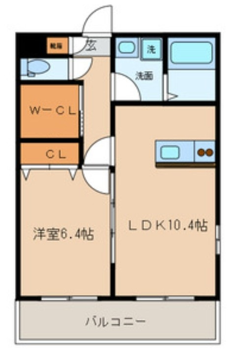 ハイデンスの間取り|間取りです。