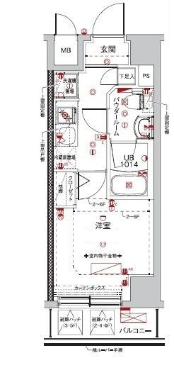 クラリッサ新綱島の間取り|間取りです。