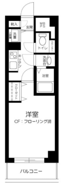 メゾン・ド・ヴィレ荻窪の間取り