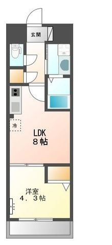 オークプレイスの間取り|間取りです。