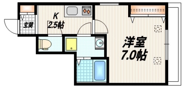 Ｍａｉｓｏｎ　Ｌａｆｒｅの間取り|★角部屋２面採光の居室★