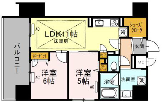 【間取り】 | IBC Residence West
