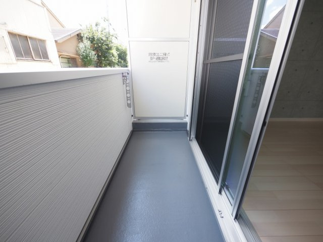 Tio瓢箪山のバルコニー