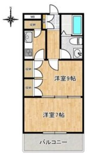 ウィンディⅦの間取り