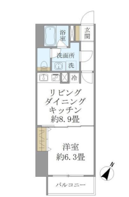 ＳＳ．ＦＬＡＴ神楽坂ｓｏｕｔｈの間取り|ＳＳ．ＦＬＡＴ神楽坂ｓｏｕｔｈ