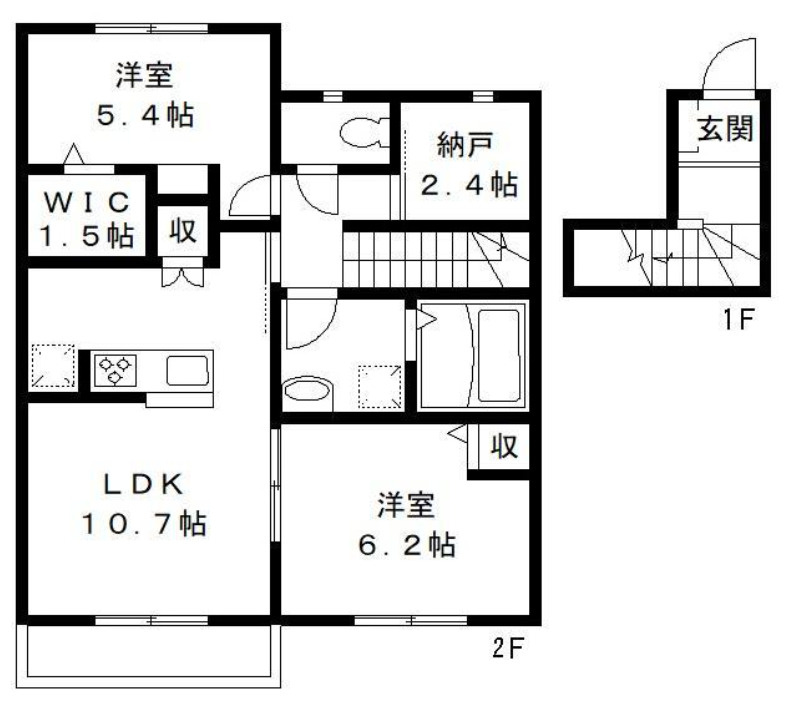 エルメゾンエイザAの間取り|お電話でのご予約がスムーズです！