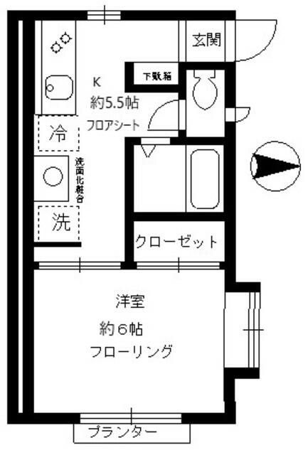 パロスベルデス自由が丘の間取り