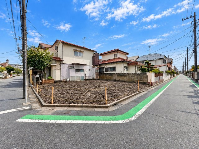 葛飾区西水元２丁目新築分譲住宅　限定１棟の前面道路含む現地写真