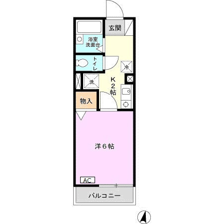 イーストハイツ甲南の間取り