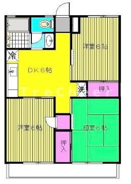 スカイハイム・ドシダの間取り