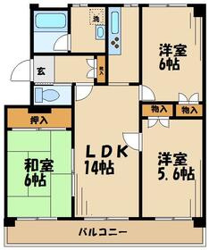 シティハイツ砧の間取り
