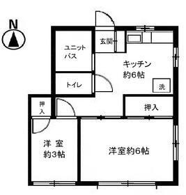 二村ハイツ（ニムラハイツ）の間取り