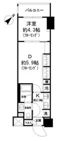 パークリュクス渋谷西原の間取り