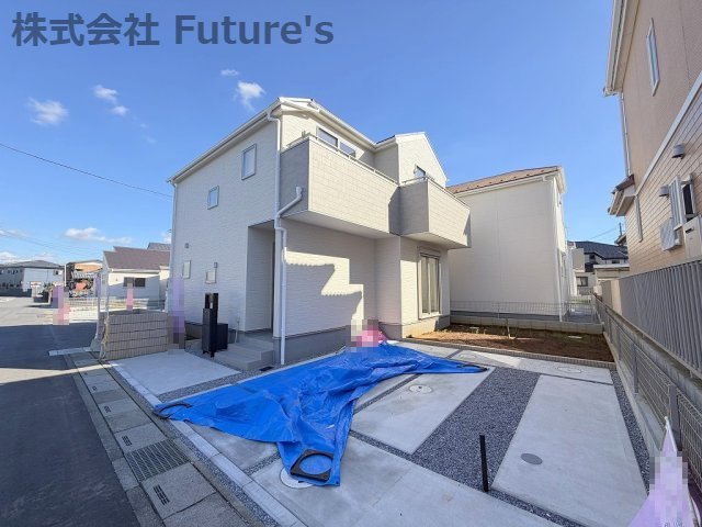 松伏町松伏　新築戸建　全9棟　9号棟の外観|長期優良住宅認定！長く快適に暮らせる品質にこだわった全9棟の新築分譲住宅