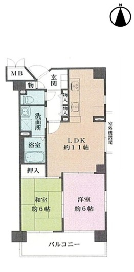 パークサイド香露園の間取り|阪神香櫨園駅徒歩6分！