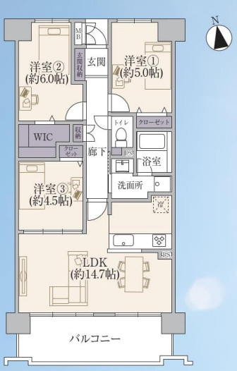 グラン・ソシエ甲子園口の間取り