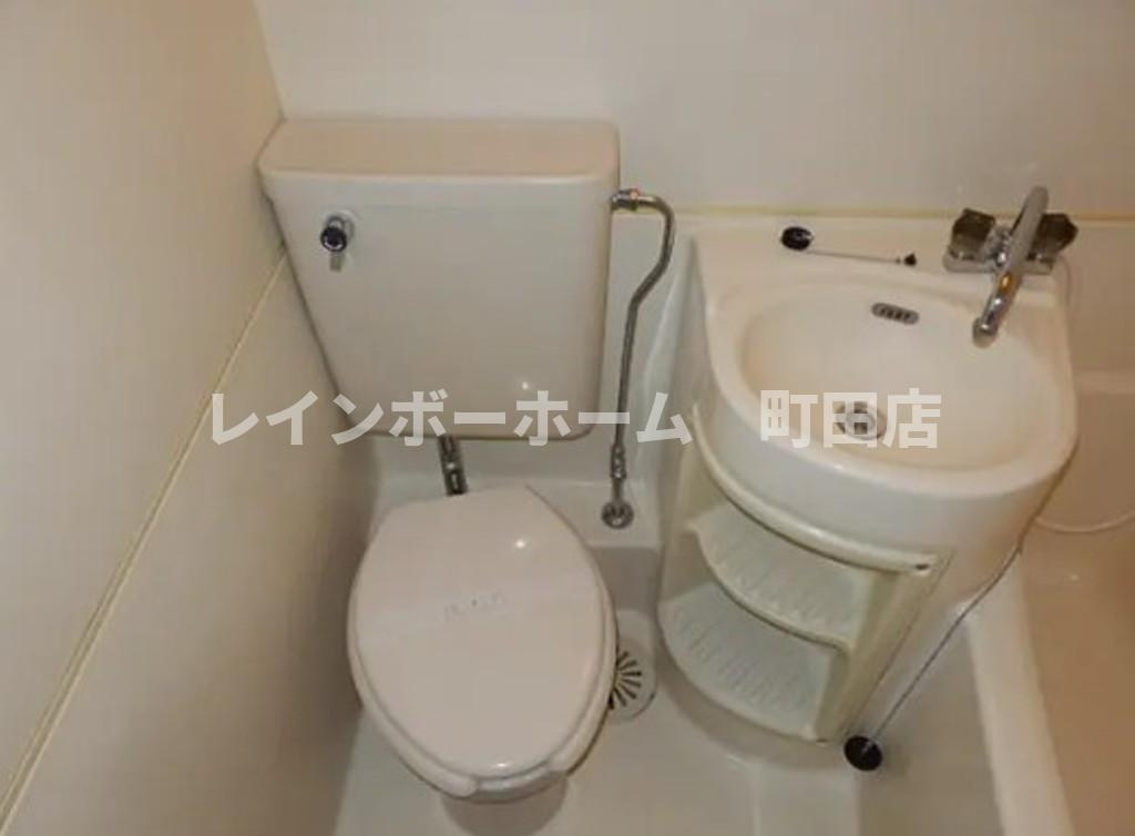 ポケットハイツ本厚木※初期費用分割あと払いサービス利用可能物件のトイレ
