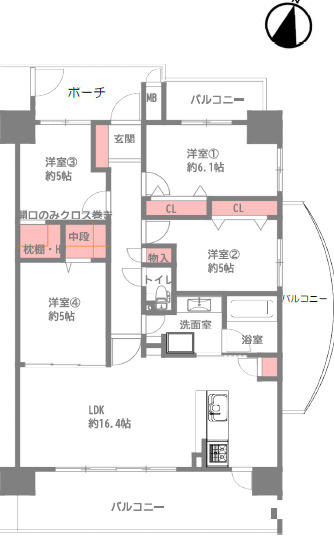 コート甲子園南　4番館の間取り|コンビニ・スーパー徒歩10分圏内に多数あり！