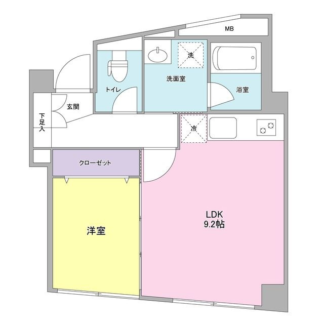 ロイヤル馬込の間取り|間取りです。