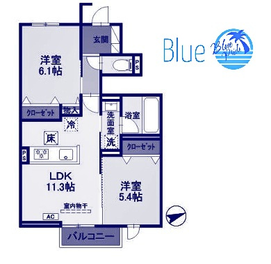 【間取り】 | グローリー栄