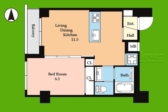 【間取り】 | セントヒルズ落合 | お部屋の間取り図です。機能的な造りをご確認ください。～即日のご見学可能～　お問合せはお気軽に。