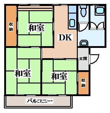 【間取り】 | 茨木郡山団地