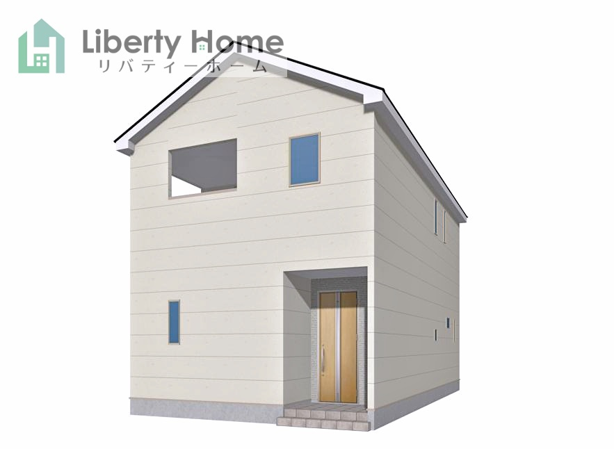 潮来市日の出第10　新築戸建　2号棟の完成予想図|ご予約をいただければ、『平日の空いた時間』『周辺物件まとめて見たい』『1件だけ見たい』ももちろん可能です♪
お気軽にお問合せください♪
