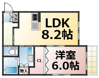 【間取り】 | Glicina南巽vient　仲介手数料無料