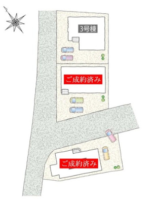 【区画図】 | 富士市森島Ⅵ　新築戸建て　3号棟