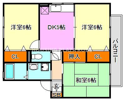 シャルマンコートの間取り