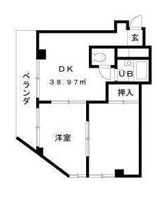 セブンハイツの間取り|間取りです。