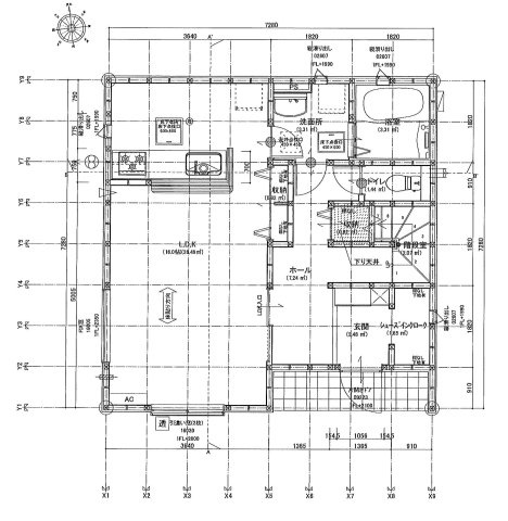 大府市柊山町8丁目309、310、311、312の各一部『仲介手数料無料』新築一戸建て・建売の間取り|１階平面図　1F:LDK16帖！ダイニング収納♪ホール収納♪シューズインクローク！
