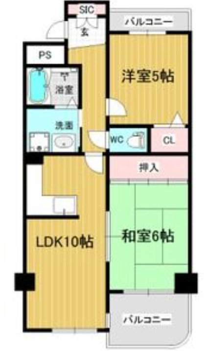 リアライズ荒本の間取り