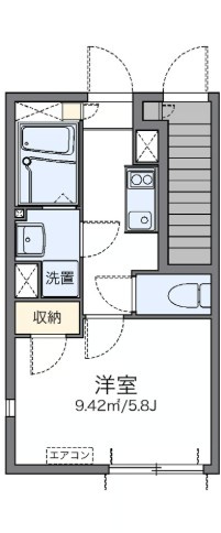 レオネクストベル　フォンターナ  の間取り
