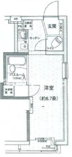【間取り】 | ラグジュアリーアパートメント若林ＣＱ | 間取りです。