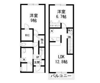 【間取り】 | ＣｉｇｏｇｎｅＣ棟（シゴーニュＣ棟） | 間取りです。